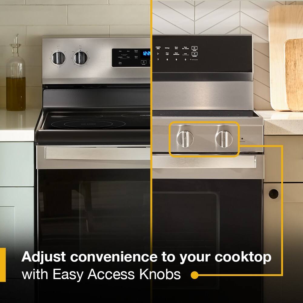 Adjust convenience to your cooktop with Easy Access Knobs