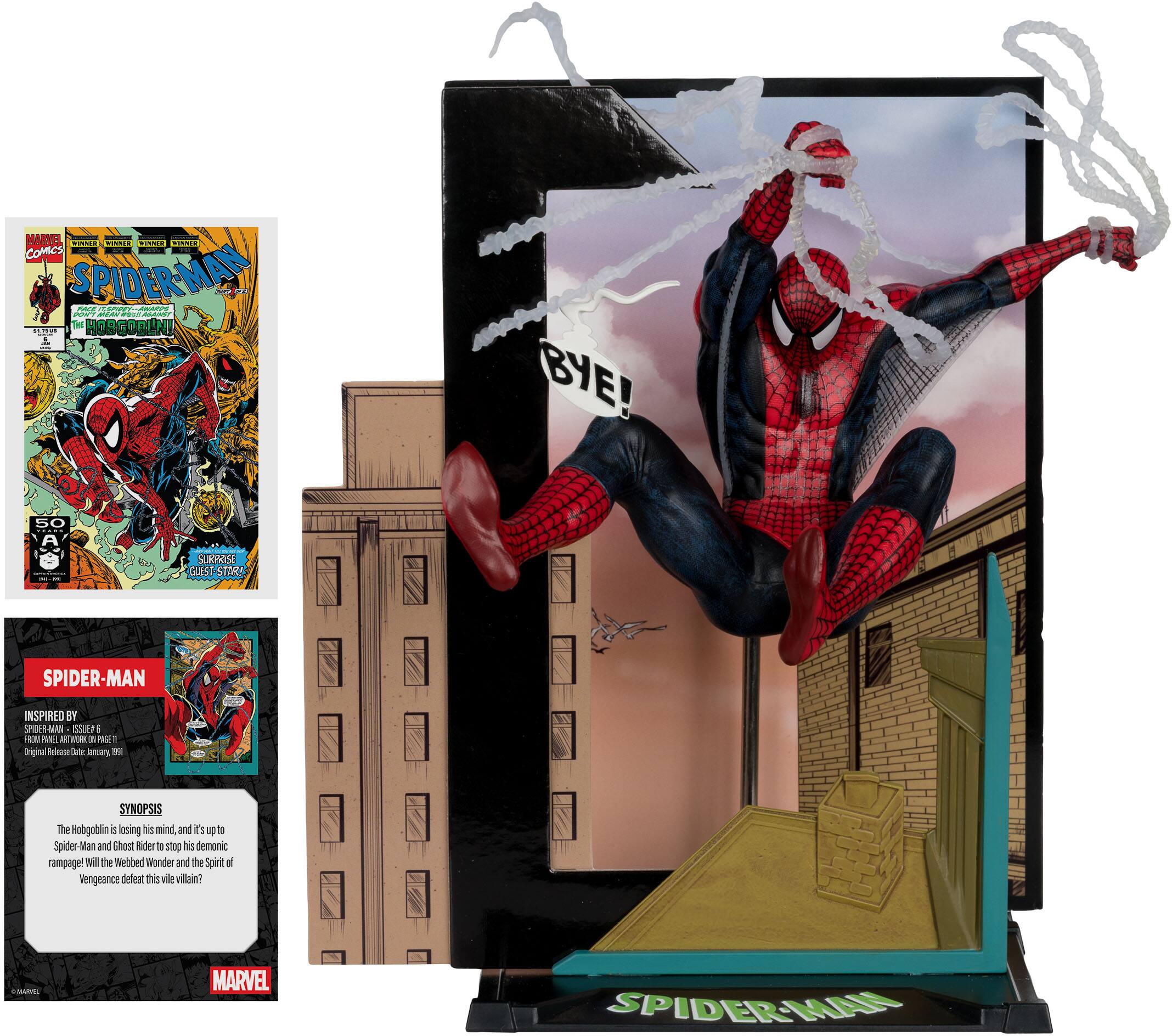 MARVEL COMICS SPIDER-MAN INSPIRED BY SPEER

The Hobgoblin is losing his mind, and it's up to Spider-Man and Ghost Rider to stop his demonic rampage! Will the Webbed Wonder and the Spirit of Vengeance defeat this vile villain?

MARVEL SPIDER-MAN