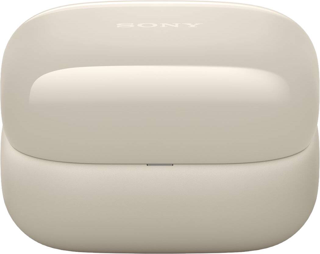 Back. Sony - LinkBuds Clip Truly Wireless Open Earbuds - Greige.