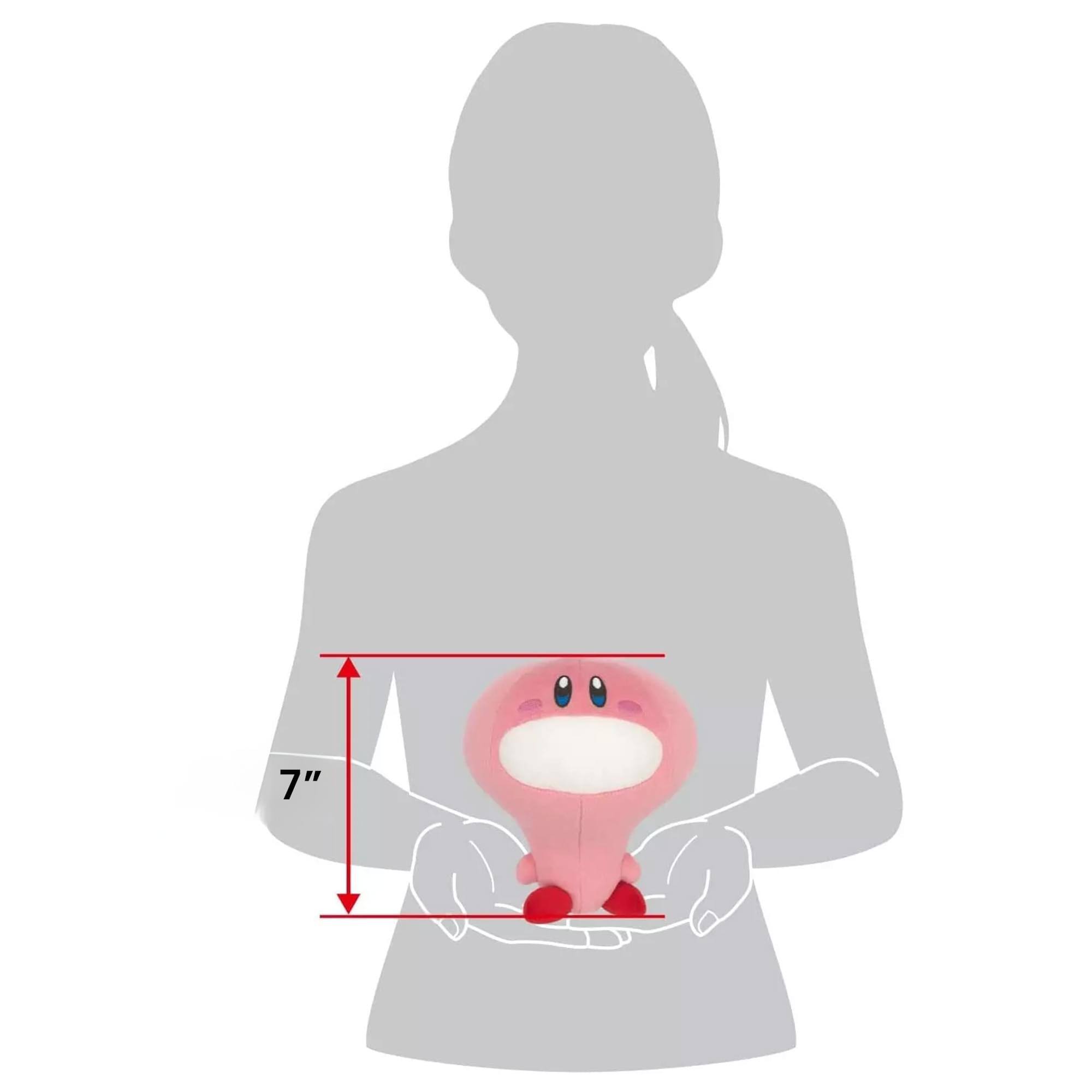 Alt View 3. Little Buddy - Kirby Light Bulb 7 Inch Collector Plush - Pink.