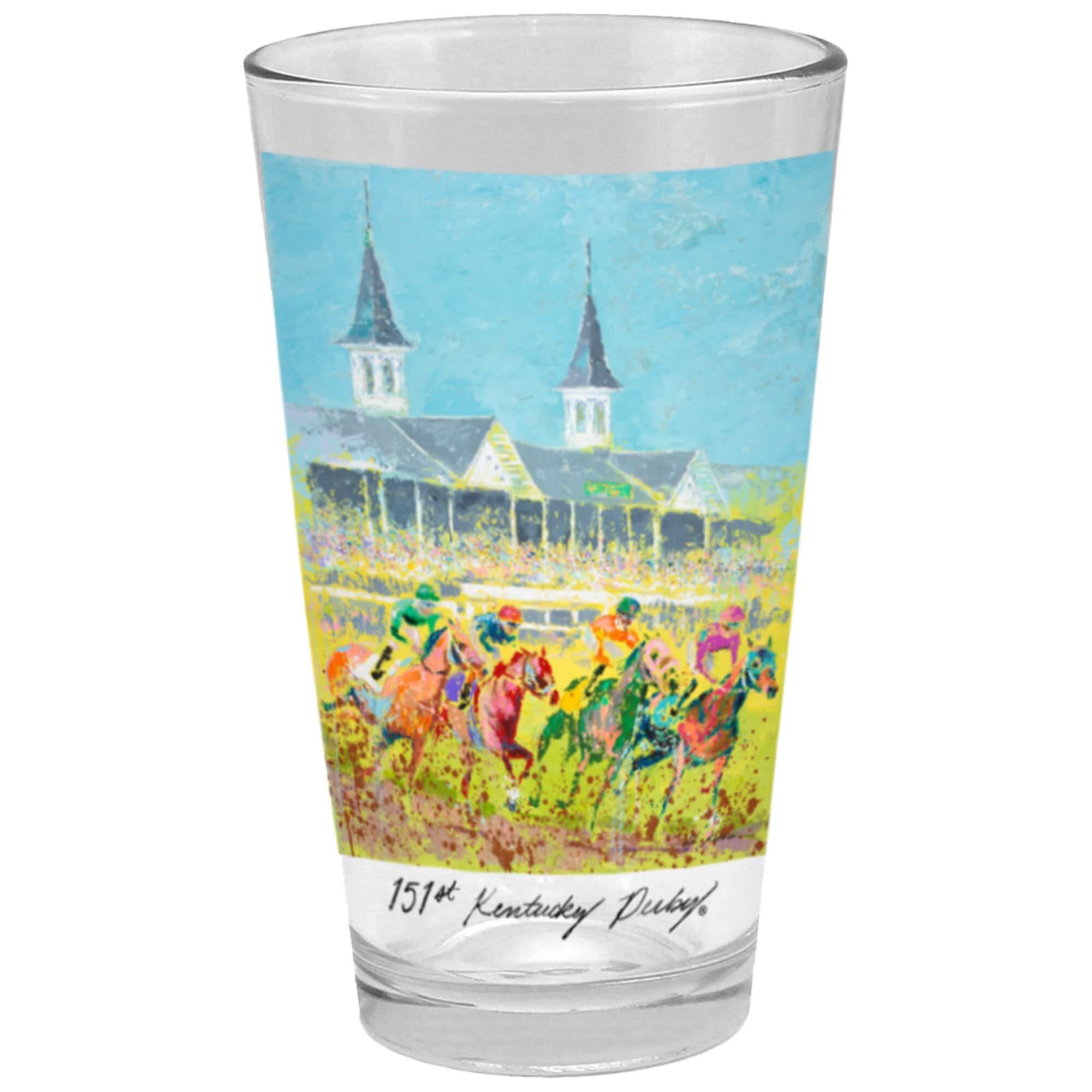 Dyehard Supply - 151st Kentucky Derby Art of the Derby 16 oz. Pint Glass - Multicolor