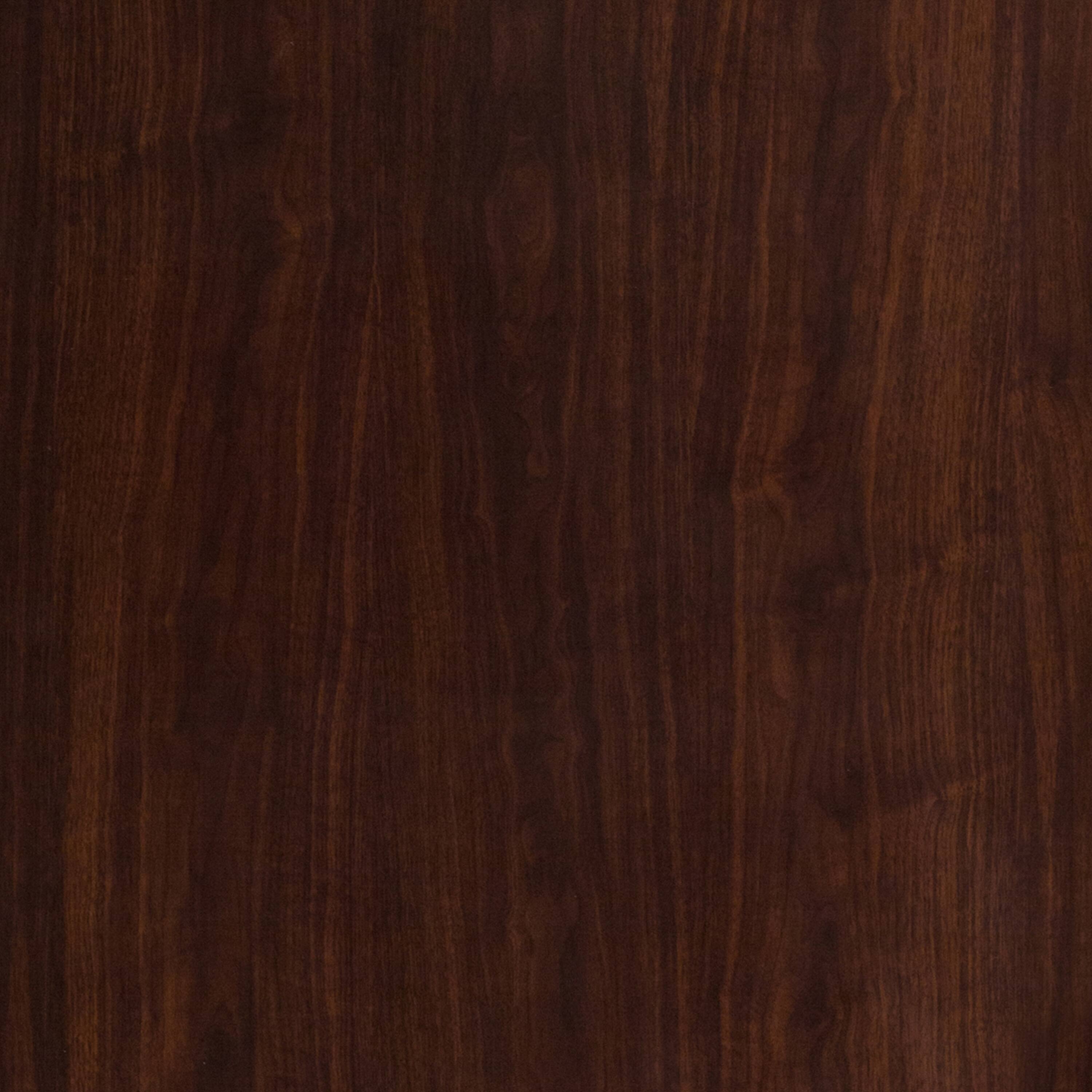 Alt View 2. Emma + Oliver - 30"x48" High-Gloss Resin Table Top with 2" Thick Drop-Lip - Walnut.