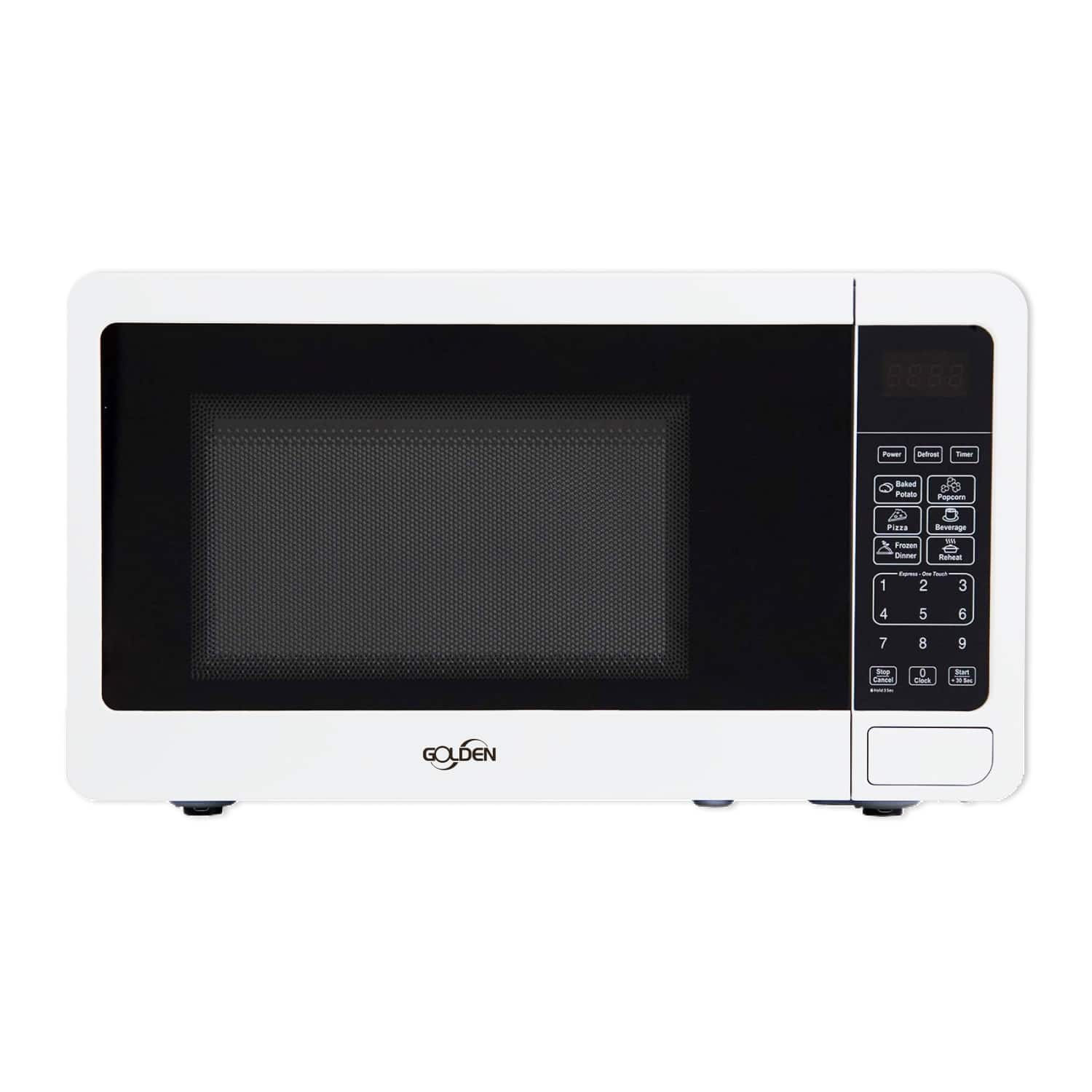 Golden - 0.7 Cu. Ft. Microwave Oven - White
