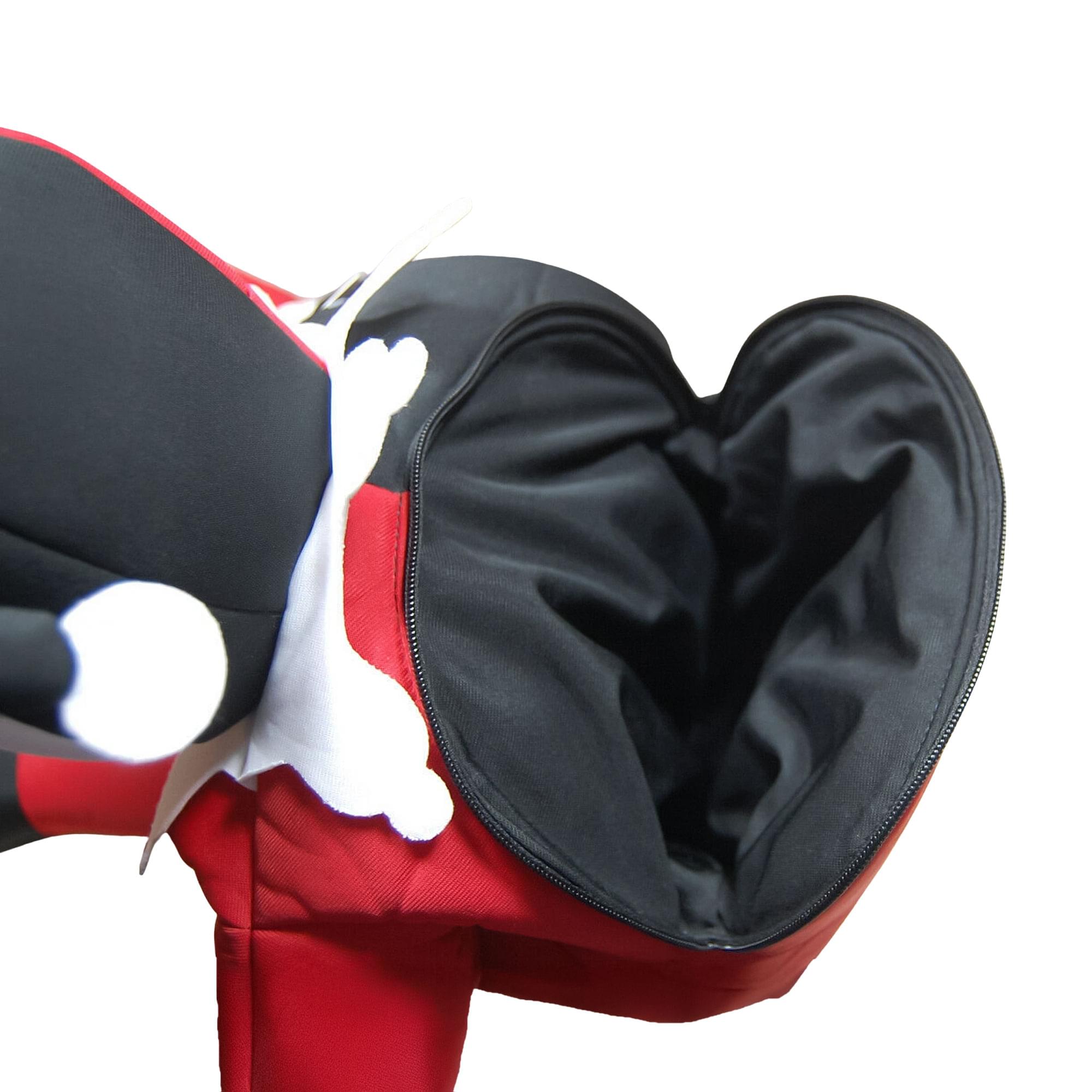 Alt View 10. DC Comics - Comic Images Harley Quinn Back Buddy Backpack - Red/Black.