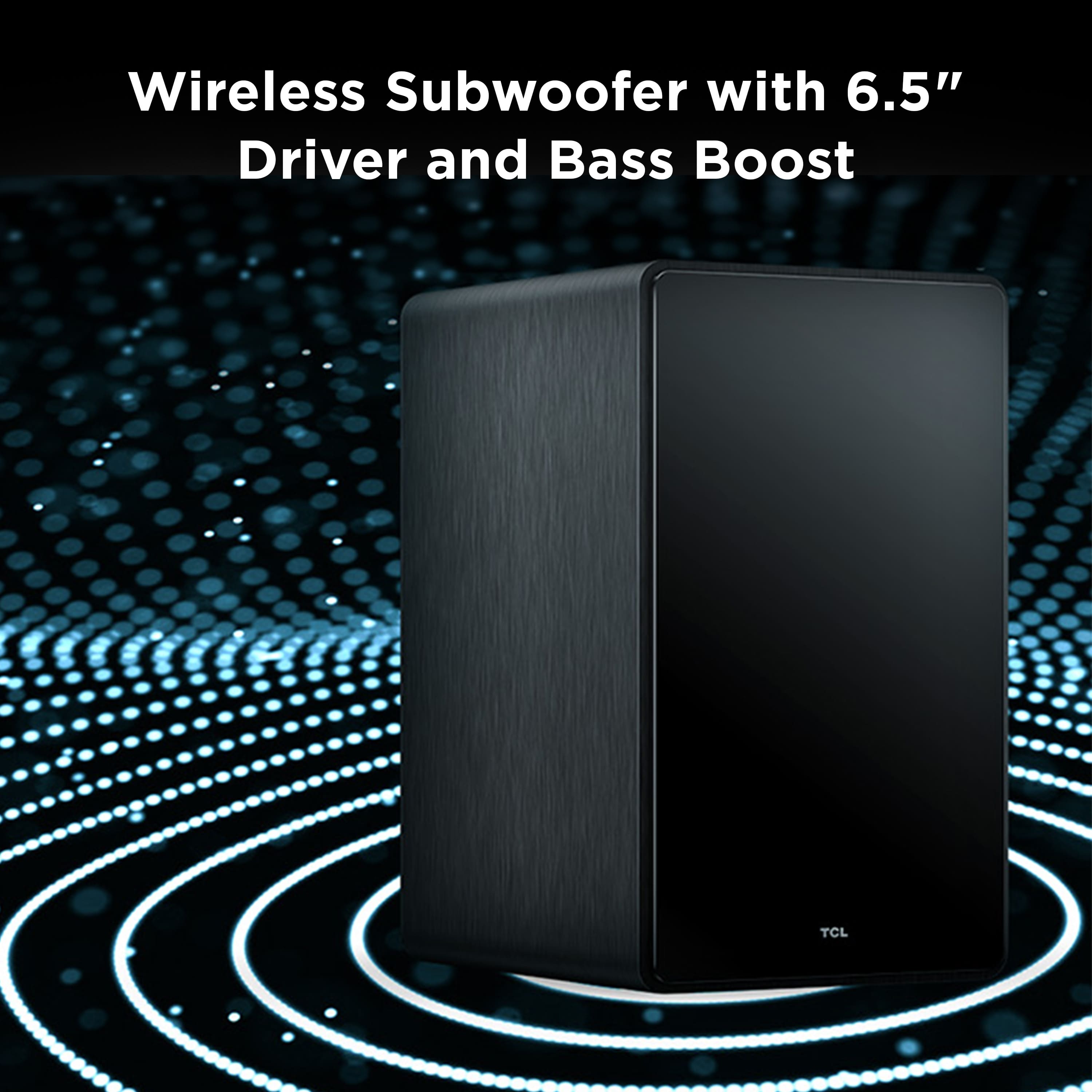 Wireless Subwoofer with 6.5" Driver and Bass Boost TCL