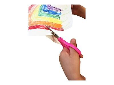 Alt View 5. Westcott - 5" Stainless Steel Kid's Scissors, Blunt Tip, 12/Pack - Assorted Colors.