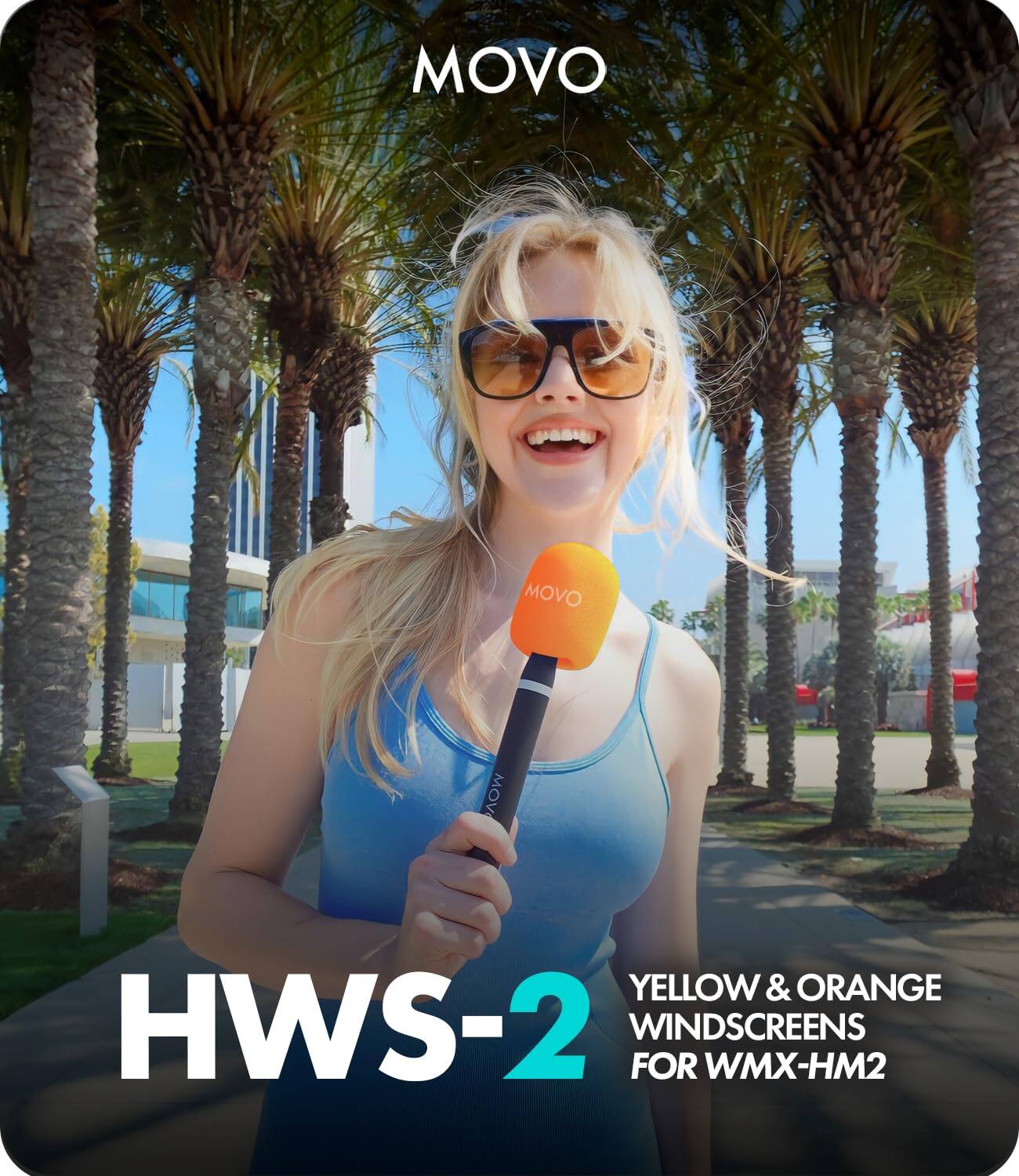 MOVO  
HWS-2  
YELLOW & ORANGE WINDSCREENS FOR WMX-HM2