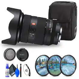 Sony - FE 24-70mm f/2.8 GM II Lens + Filter Kit + Cap Keeper - Bundle (International Version) - Black