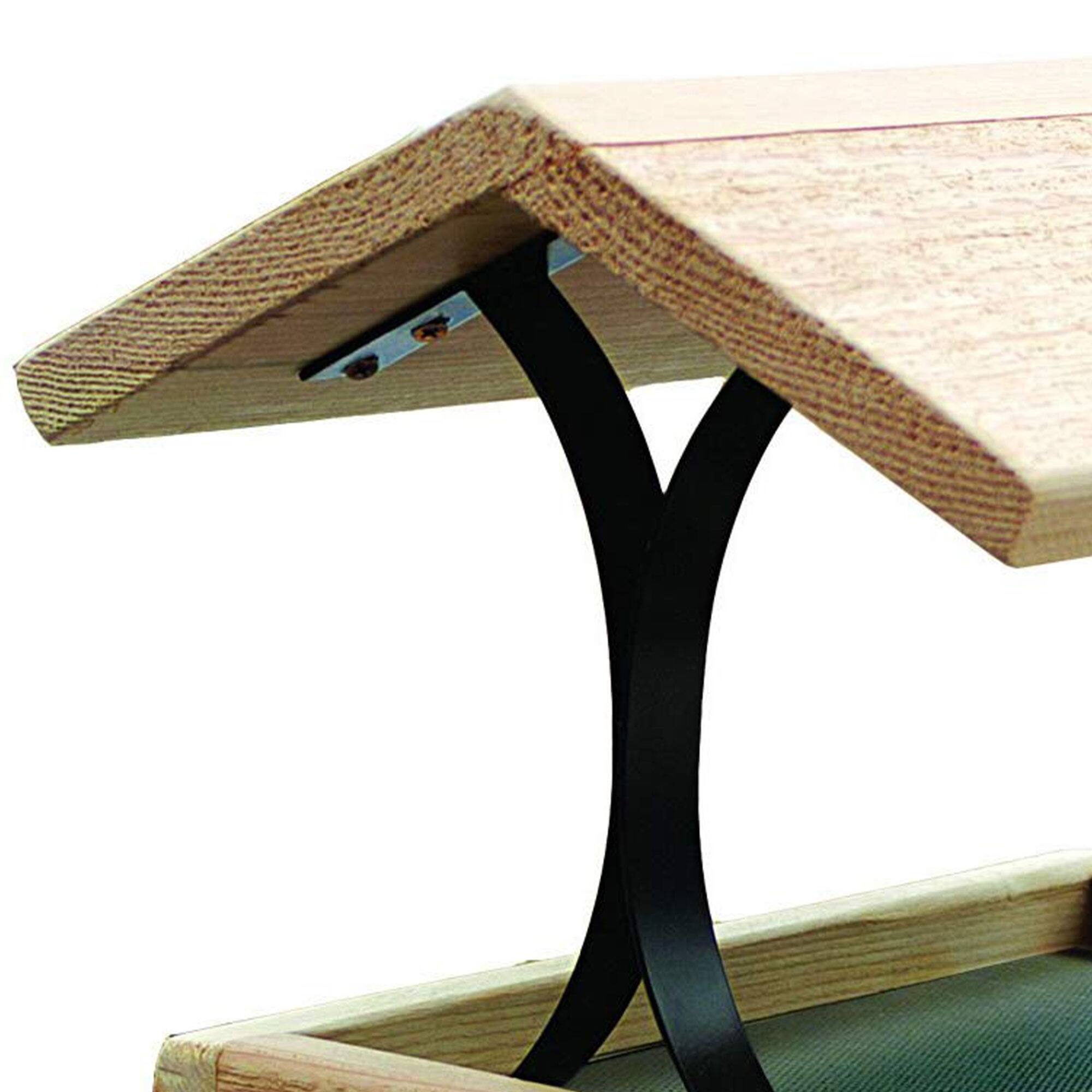 Alt View 1. Woodlink - Woodlink 24373 Durable Natural Inland Cedar Fly Thru Bird Mixed Seed Feeder - Brown.