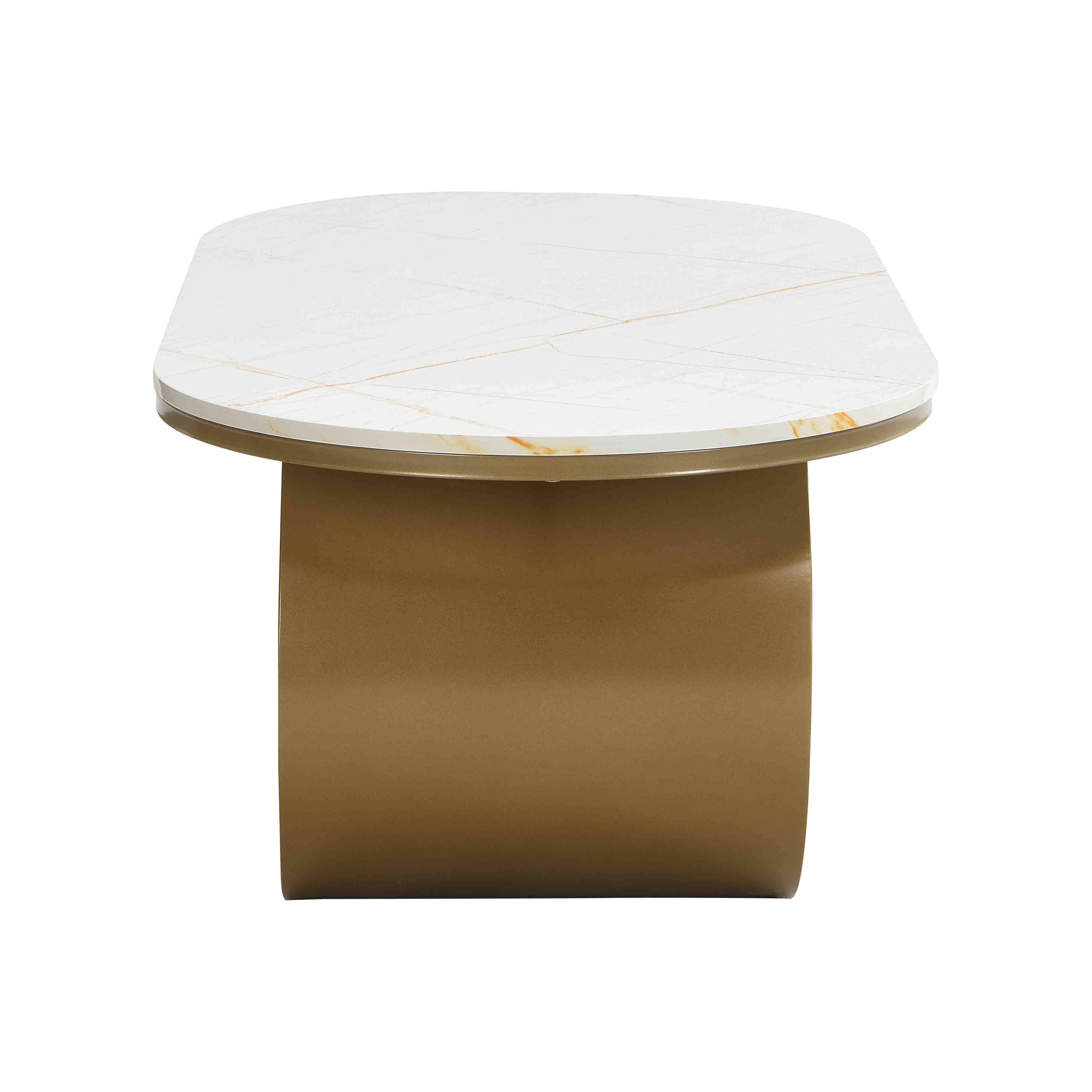 Alt View 2. APRILSOUL - Round Nesting Coffee Table Set of 2 with Storage Drawer White Plastic Center Table Living Room - white.
