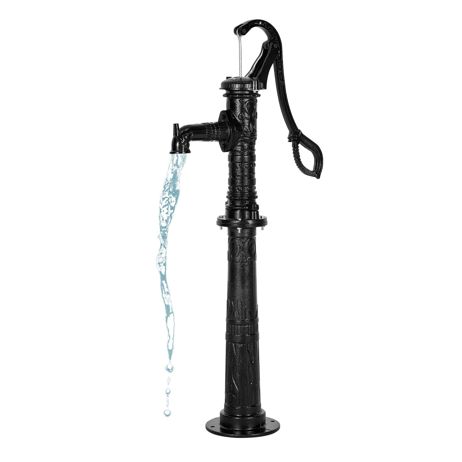 VEVOR - Well Hand Pitcher Pump, 20 ft Max Lift, Antique Cast Iron Manual Hand Water Pump with Heightening Base - Black price history on PriceWatchPro