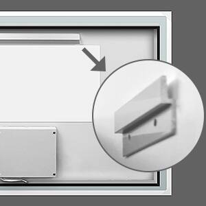 Alt View 6. LOVMOR - Lovmor 28x36 Inch LED Bathroom Mirror with Anti Fog Dimmable Lights 3 Color Temperature Memory Function ETL Certified - slive.