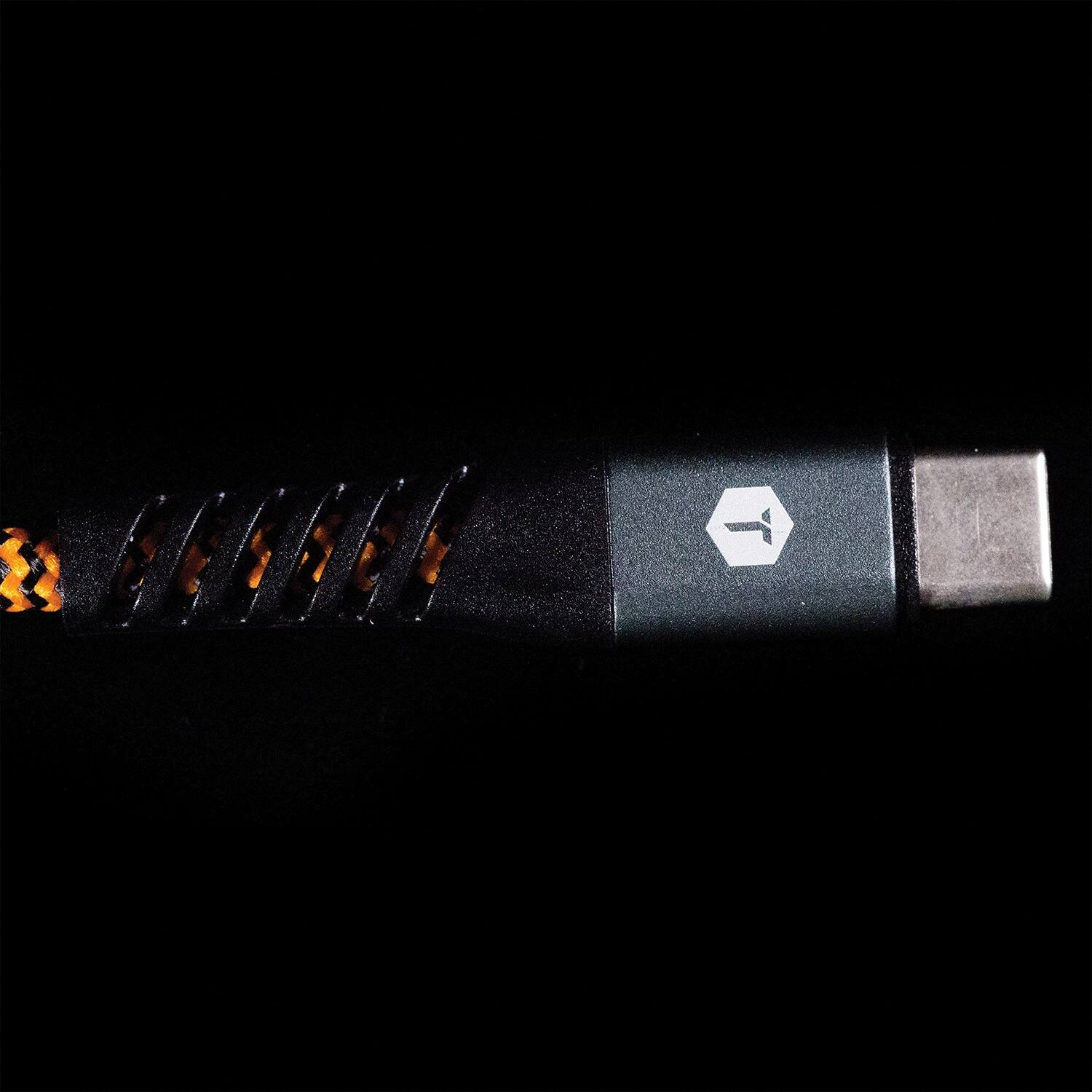 Back. ToughTested - Toughtested Tt-fc6-c2c 6-foot Braided Usb-c To Usb-c Cable - black.