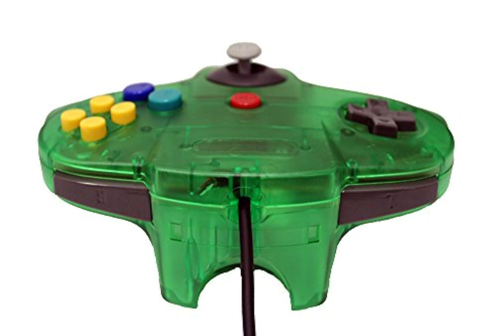 Alt View 2. Mars Devices - Transparent Green Replacement Controller for Nintendo N64 - Jungle Green.