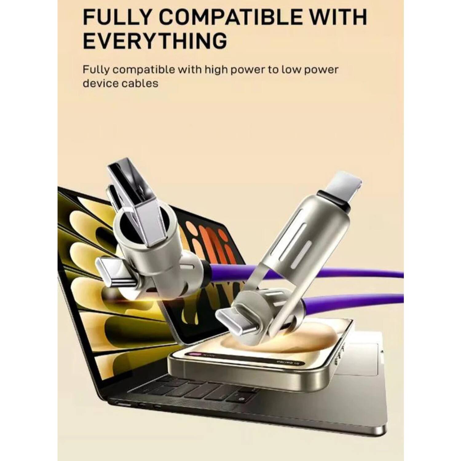 FULLY COMPATIBLE WITH EVERYTHING

Fully compatible with high power to low power device cables