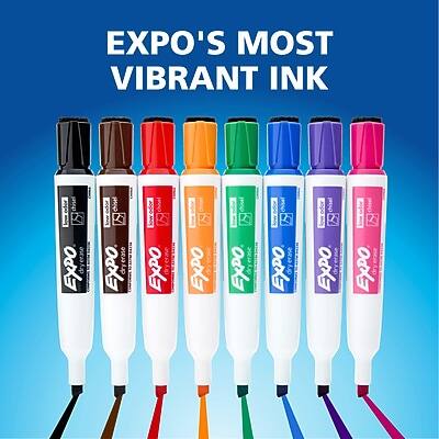 EXPO'S MOST VIBRANT INK

EXPO dry chisel
EXPO dry odor low
EXPO chisel erase
EXPO dry ador chisel