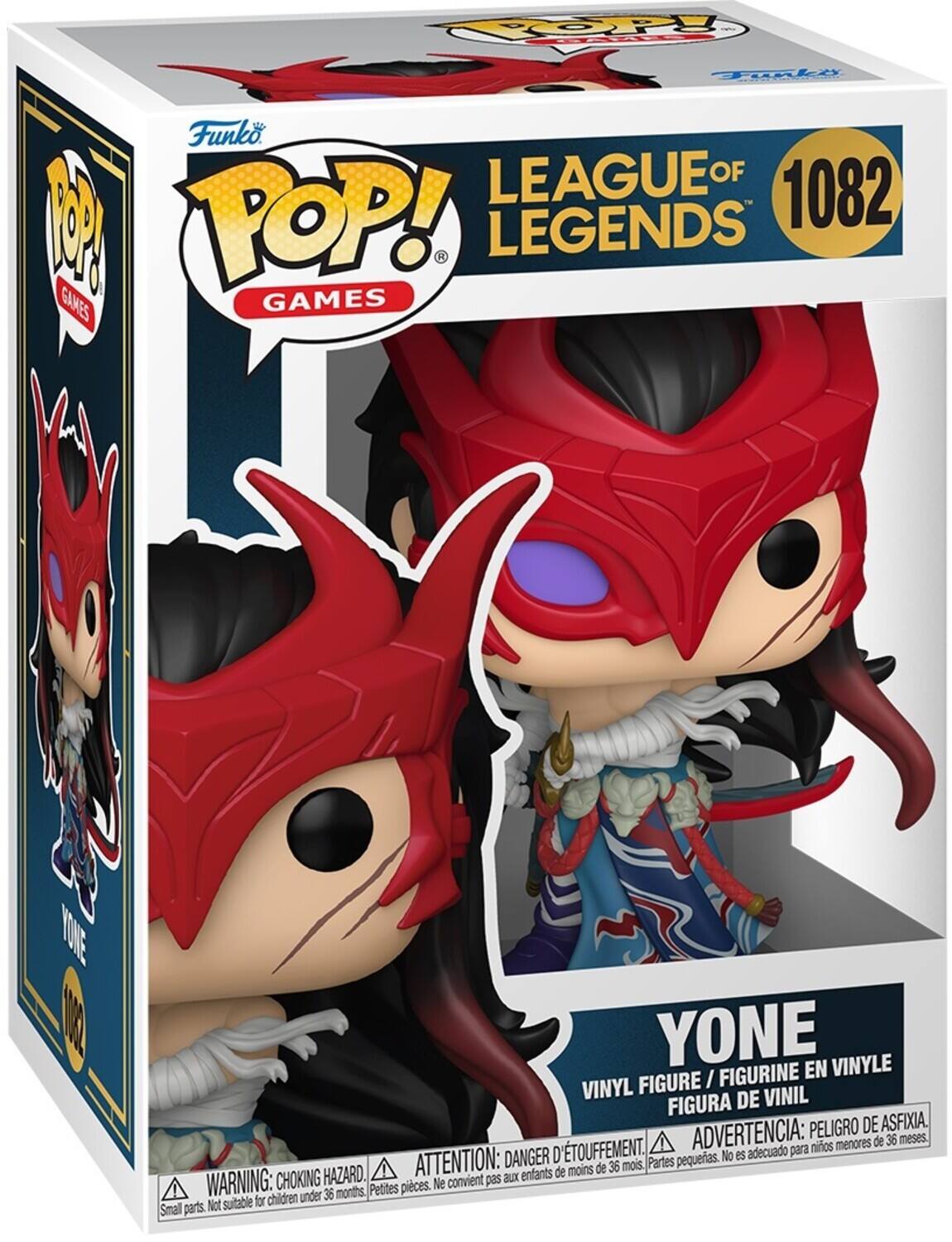 OP Tunki Funko. LEAGUE OF C POP! LEGENDS - 1082 GAMES GAMES YONE YONE VINYLE / FIGURINE EN VINYL FIGURE FIGURA DE VINIL PELIGRO DE ASFIXIA. 'TOUFFEMENT. ADVERTENCIA: para nios menores de 36 meses DANGER D pequeas. No es adecuado HAZARD. ATTENTION: aux enfants de moins de 36 mois. Partes WARNING: CHOKING Petites pieces. Ne convient pas for children under 36 months. Small parts Not suitable