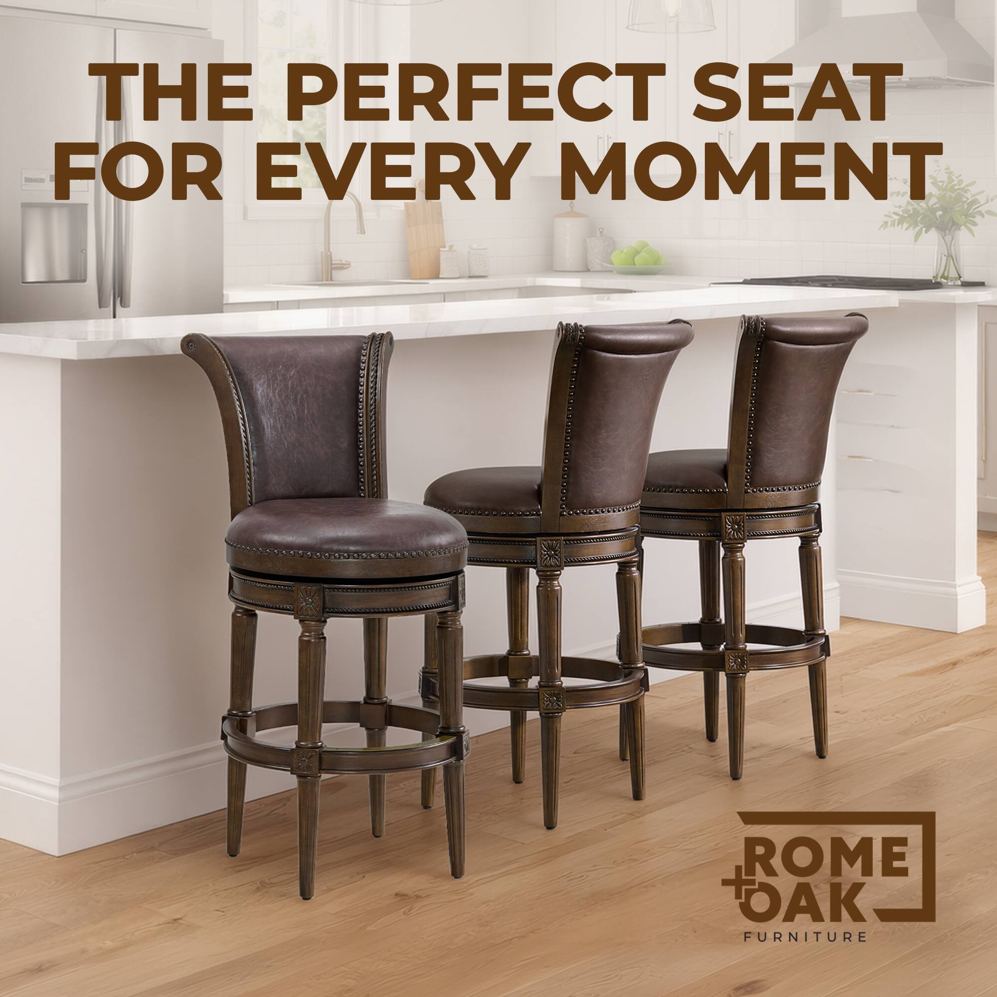 THE PERFECT SEAT FOR EVERY MOMENT  
ROME OAK FURNITURE