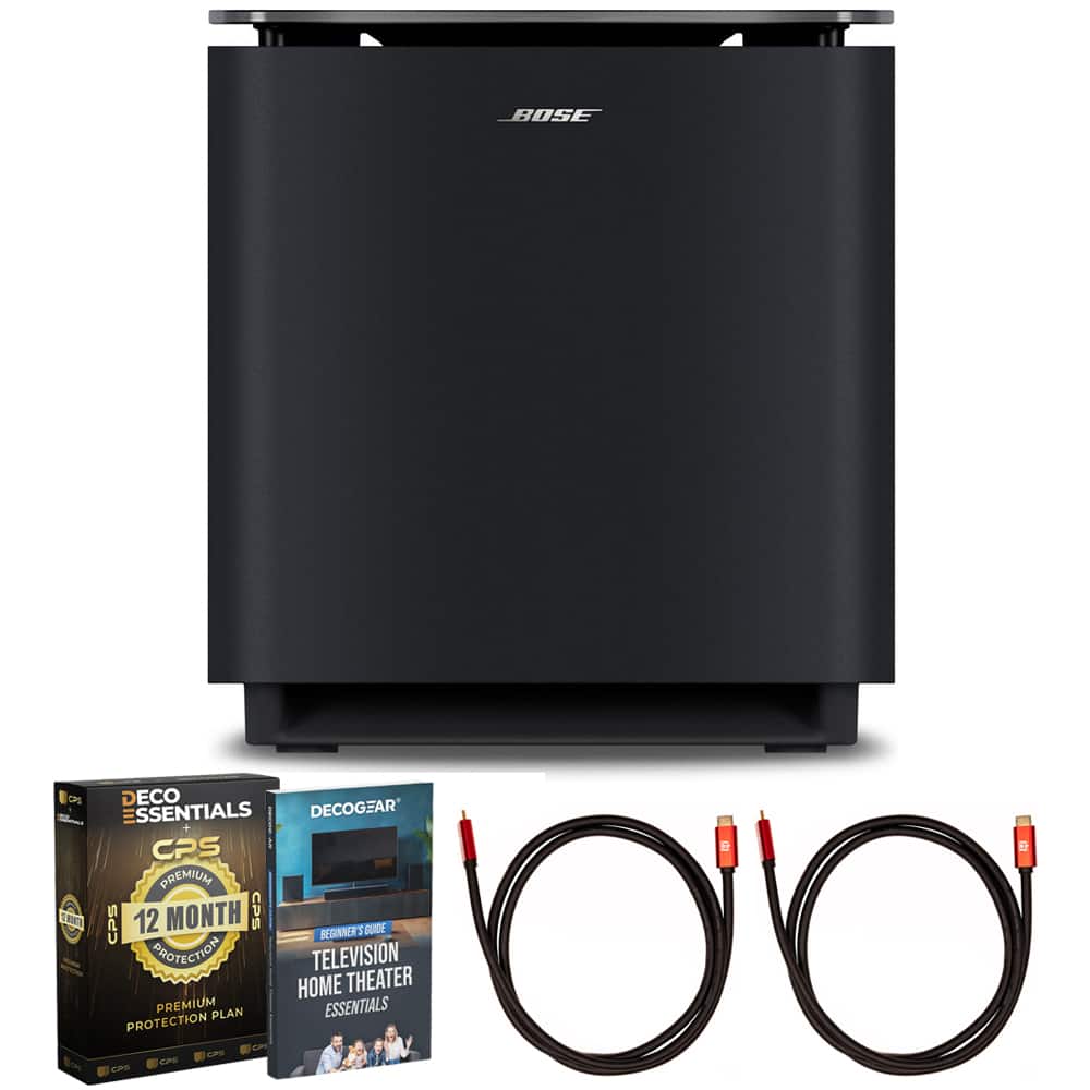 Bose - Lifestyle Ultra Subwoofer + 1-Year Extended Warranty Protection - Black