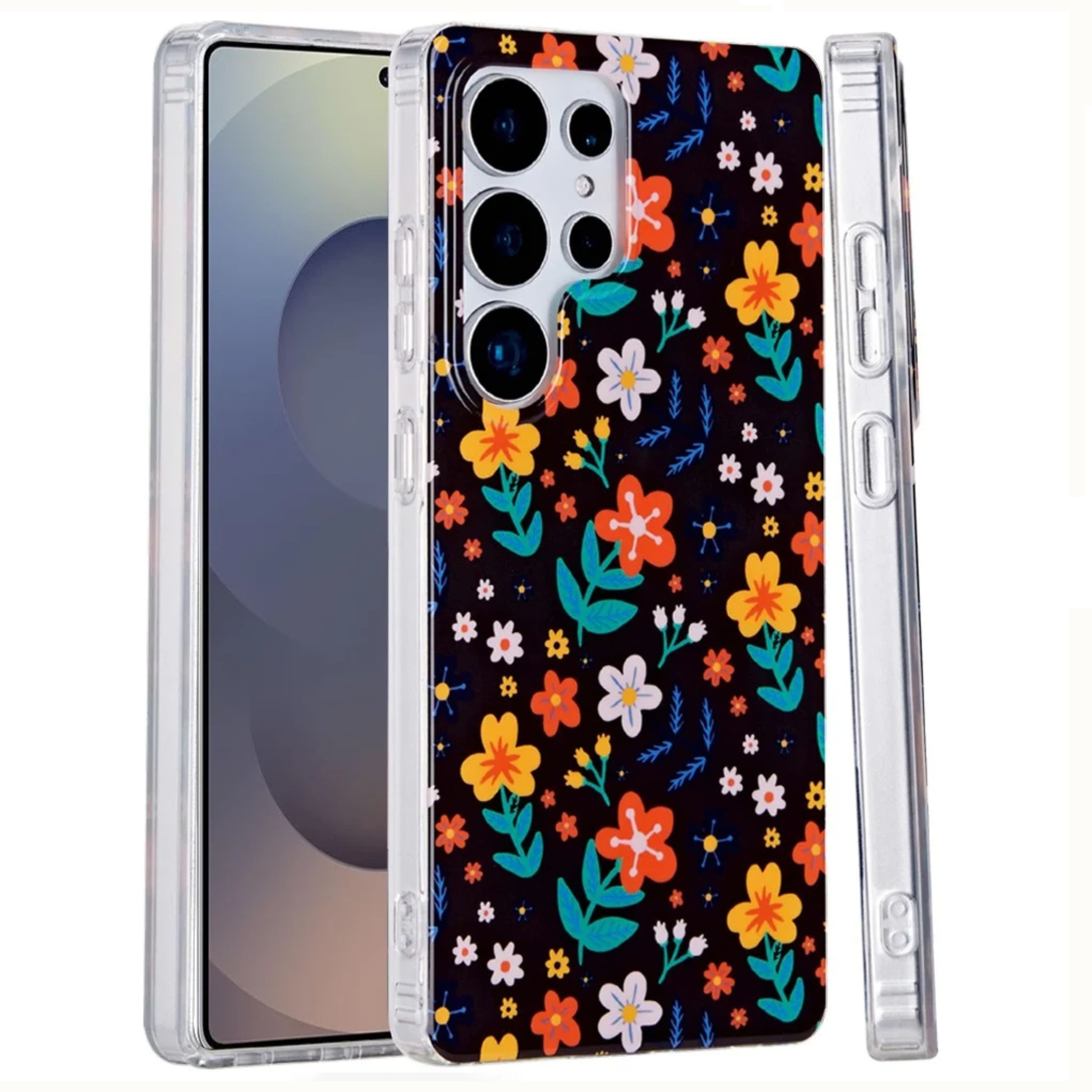 Kitcheniva - Premium Dual Layer Armor Case With Tempered Glass For Samsung S25 Ultra - Nightly Floral price history on PriceWatchPro