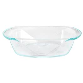 Gibson - Soho Lounge Carnegie Hill 10 inch x 5.9 Inch x 2.6 Inch Tempered Glass Loaf Pan with Built in Handles - Clear