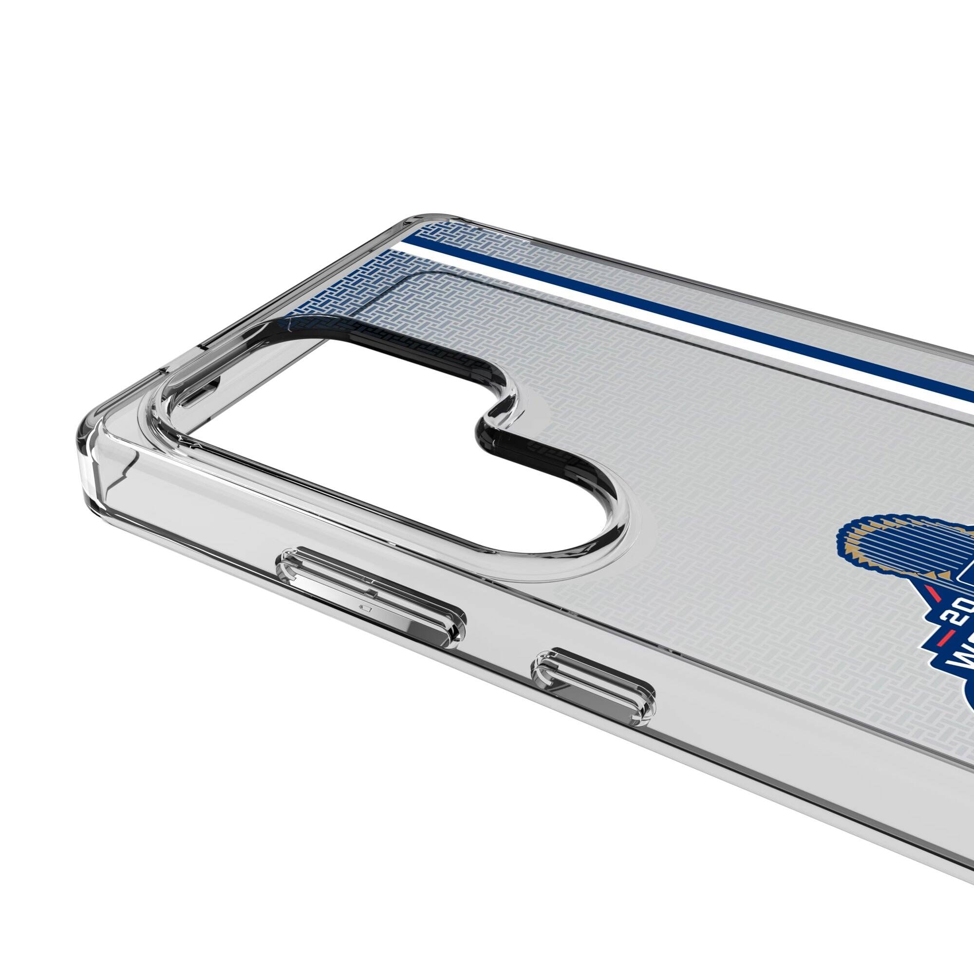 Alt View 2. Keyscaper - Los Angeles Dodgers 2025 World Series Champions Galaxy Clear Case - S24 - Multicolor.