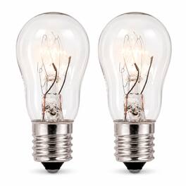HQRP - Dryer Drum Light Bulb 10 W 120 V B10 E12 2 Pack for GE Hotpoint Replaces WE05X20431 WE4M305