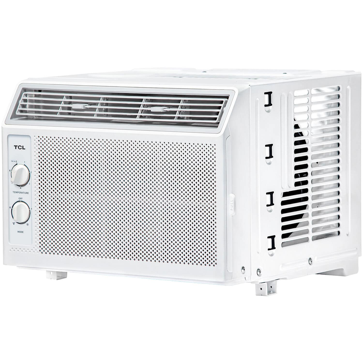 TCL - 150 Sq. Ft. 5,000 BTU Window Air Conditioner with Mechanical Controls - White - Front_Zoom