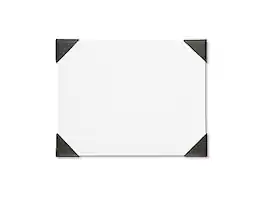 House of Doolittle - Refillable Paper Desk Pad, 22" x 17", White, 50 Sheets/Pad (400-03) - White/Brown