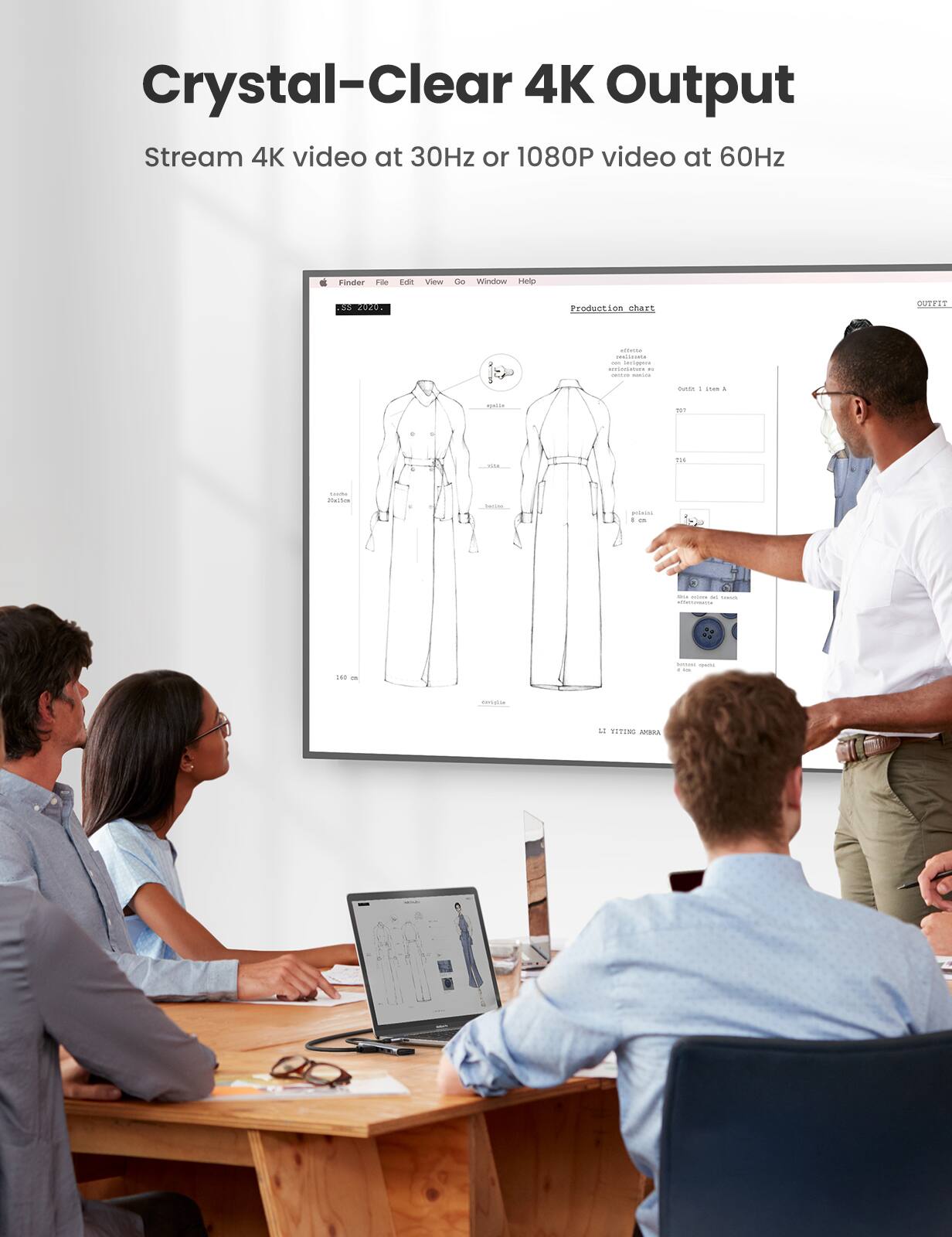 Crystal-Clear 4K Output

Stream 4K video at 30Hz or 1080P video at 60Hz