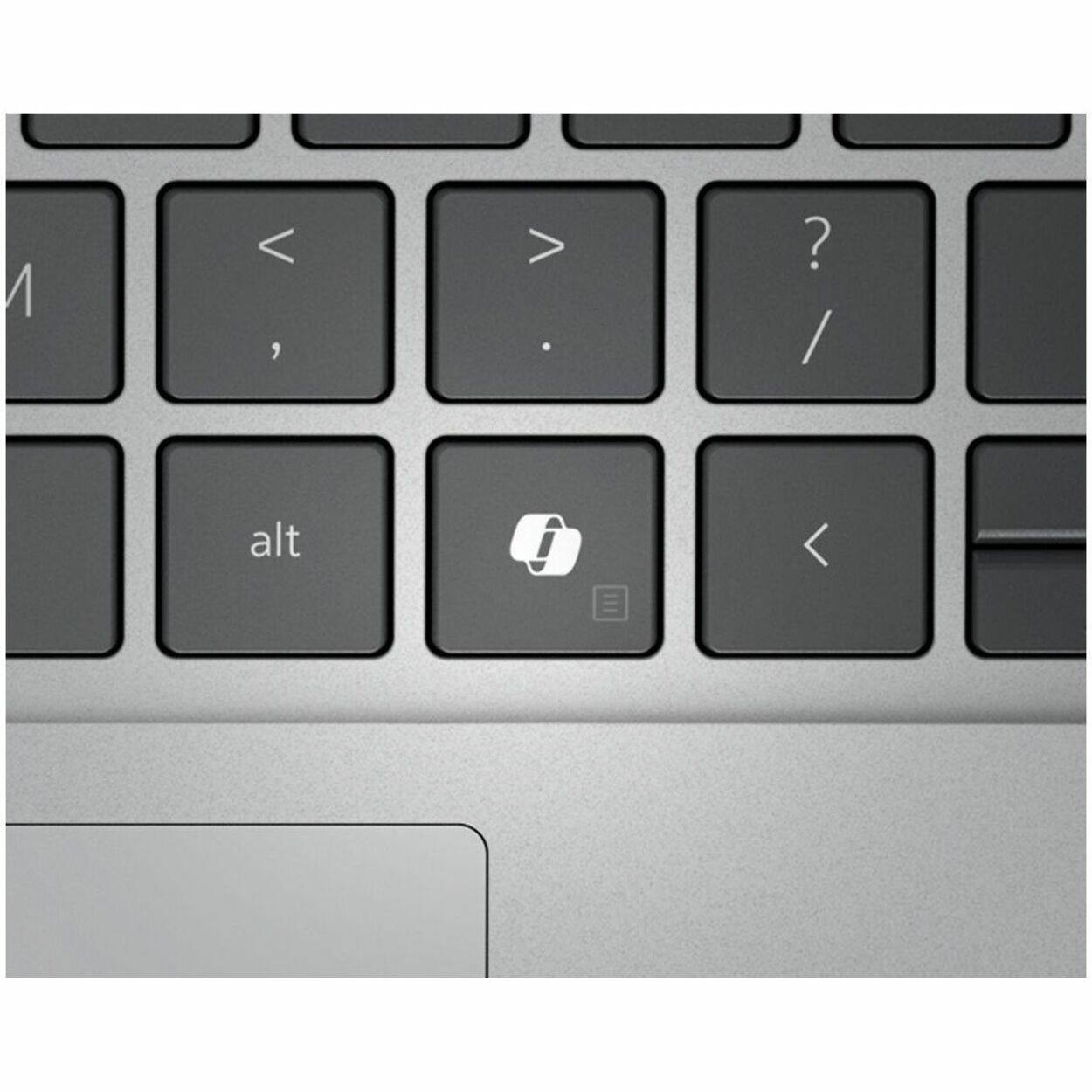 Alt View 24. Dell - Pro 14 Plus 14" IPS LCD 1920 x 1200 (Full HD Plus) Laptop - Intel Core Ultra 7 with 16GB Memory - 512 GB SSD - Aluminum, Gray.