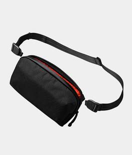 ALPAKA - Flight Pouch Pro Passport Holder for Travel,Small Crossbody Bag for Men, phone holder bag,RFID sleeves for credit cards - Black X-Pac X42