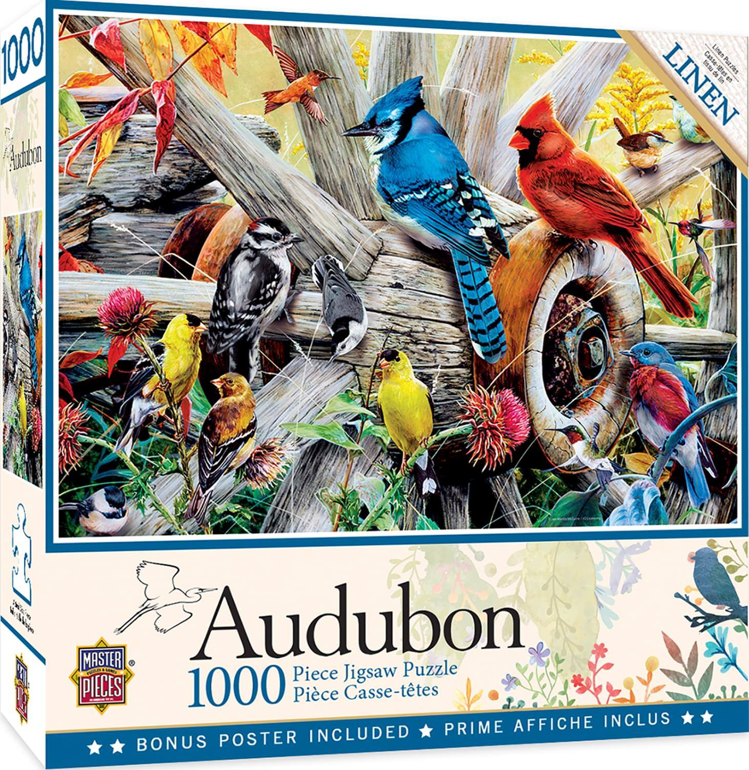 MasterPieces - Backyard Birds 1000 Piece Jigsaw Puzzle - Multi-Color