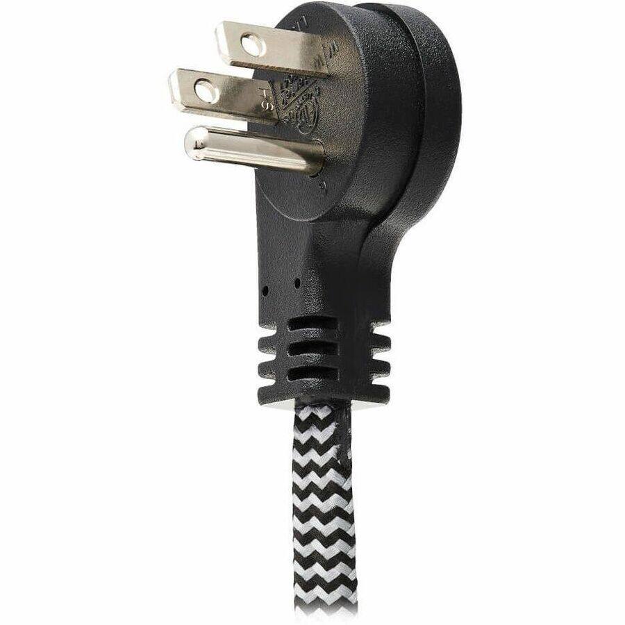 Alt View 5. Tripp Lite - Eaton Tripp Lite Series 2-Outlet Surge Protector with 2 USB Ports (2.1A Shared) - 6 ft. Cord, 5-15P Plug, 450 Joules - Unknown.