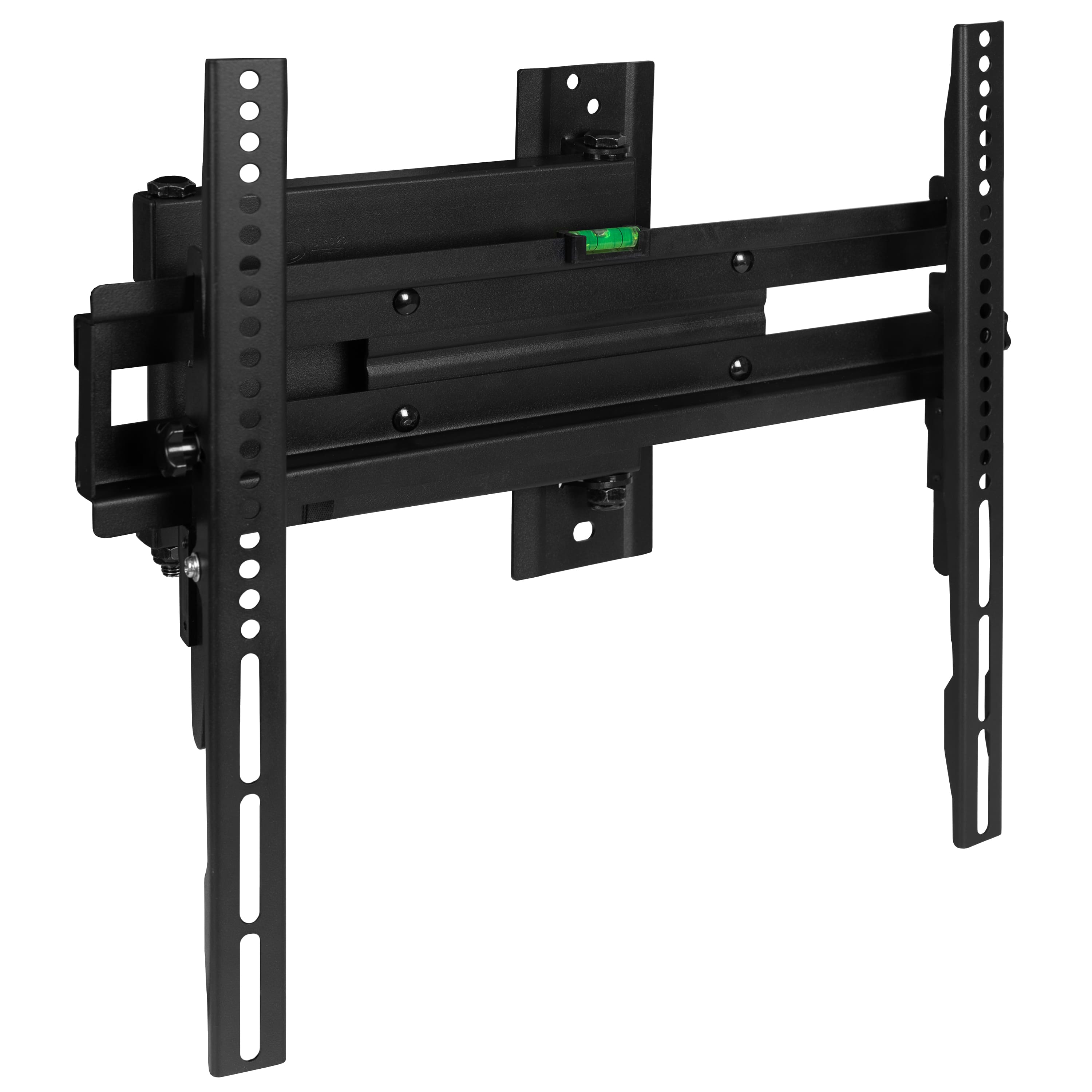 Emma + Oliver - Full Motion TV Wall Mount-32"-55", 40"-84" TV-Built in Level-Quick Release Cords - Black