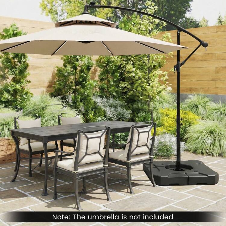 Note: The umbrella is not included