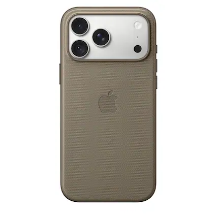 Front. Apple - iPhone 18 Pro Max TechWoven Case with MagSafe - Taupe.
