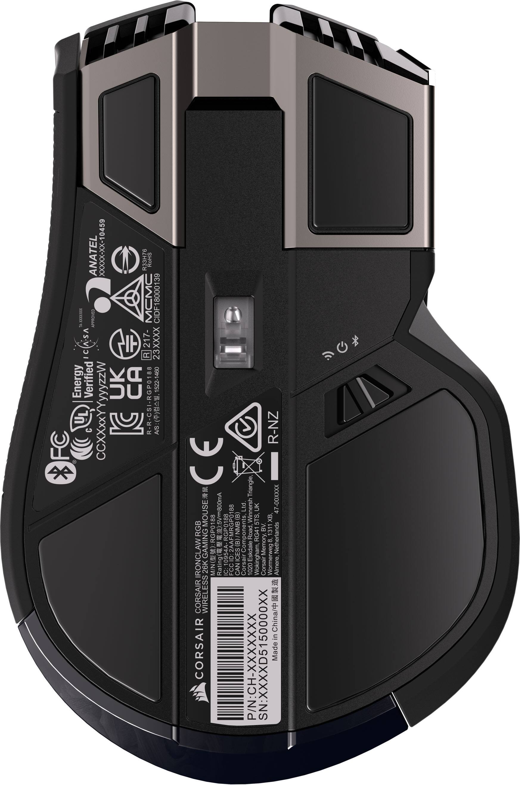 ANATEL XXXX-XX-10459 R33H76 ROHS I APPROVED MCMC CIDF18000139 CA-SA L 217- 23XXXX R Energy Verified JK A 1522-1460 DU CA S C CCXXxxYYyyyzzW R-R-CSI-RGP0188 A/S:(), R-NZ CE D Triangle ):5Vm800mA 88 Ltd Winnersh UK 47-00XXXX 188 STS XB, RGB 26KGAMINGMOUSE GAMING RGP )5 RGP0188 AFMRGP0188 ICES(B)/NMB(B) Components, Road, RG41 BV EL - 8.1 Netherlands  2AA Memory, IRONCLAWRGB )  0954A- CES Eskdale rweg  OI Wokingham, 26K M/N Rating FCC CAN Cors 1020 Corsair Wormen Almere CORSAIR WIRELESS  M  150000XX China/ in CORSAIR P/N:CH-
