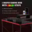L-shaped gaming desk with RGB LED strips.

Memory function - Various modes to choose.

9 - Remote control & APP control.