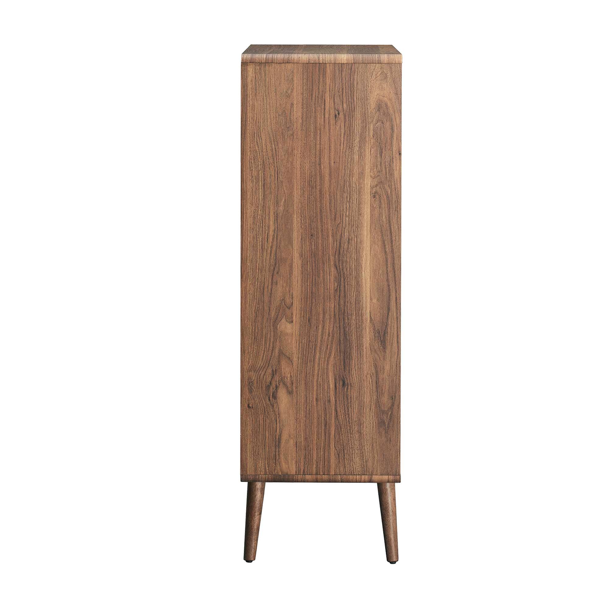 Alt View 1. Modway - Transmit Display Cabinet Bookshelf by Modway - Walnut White.