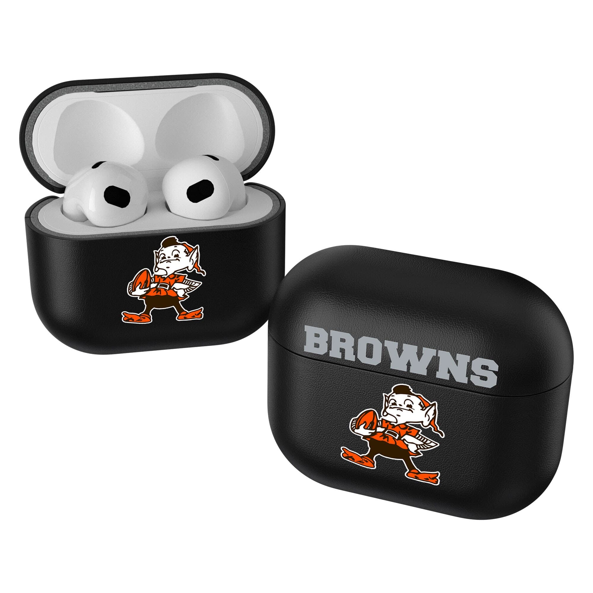 Keyscaper - Cleveland Browns Cleveland Browns Insignia 2nd Gen AirPods Pro Case Cover - Black