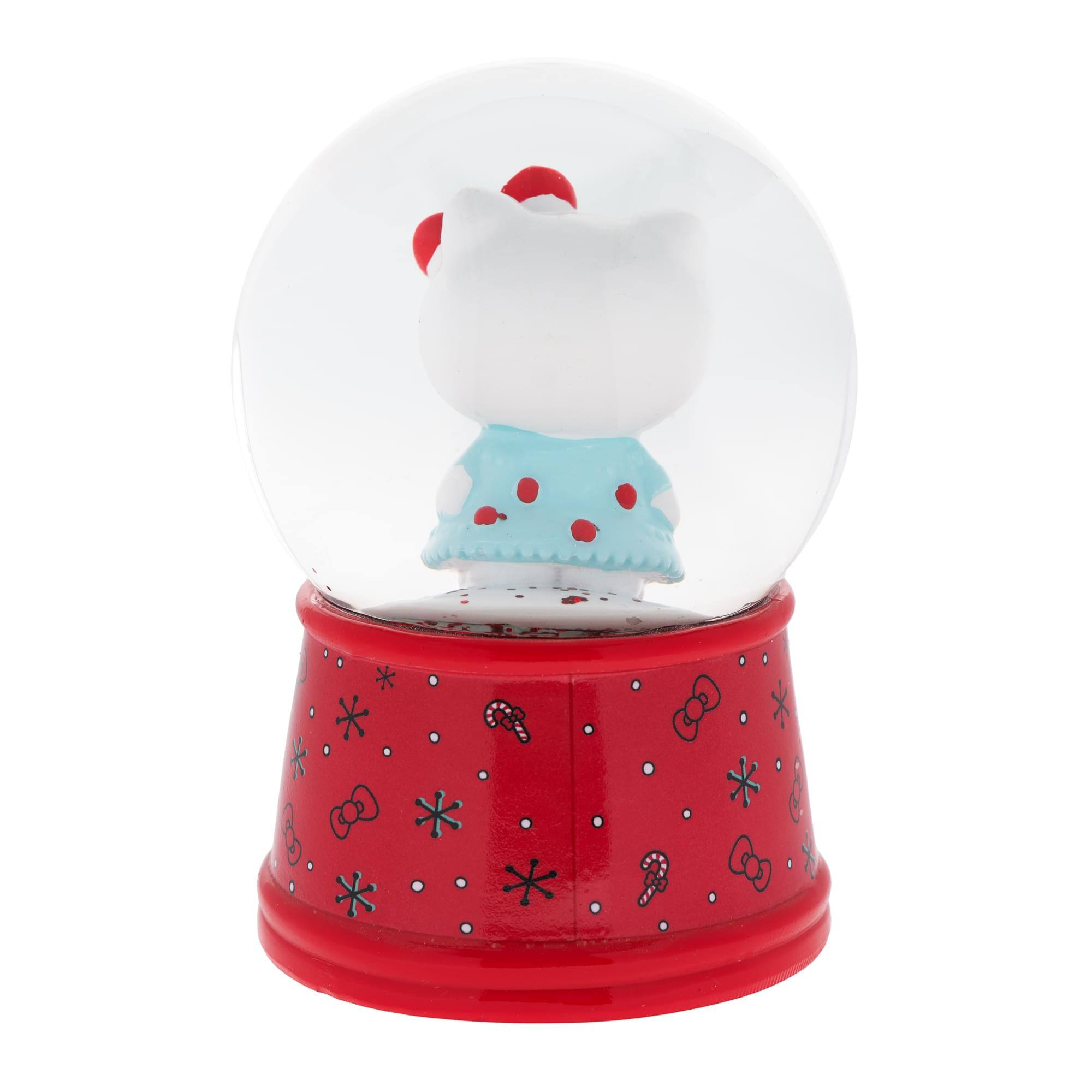 Alt View 10. Silver Buffalo - Sanrio Hello Kitty "Merry Jolly Happy" Snow Globe | 6 Inches Tall - Red.