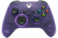 Front. ProControllers - Custom Wireless Controller for Xbox Series X|S, Xbox One, & PC - Clear Purple.