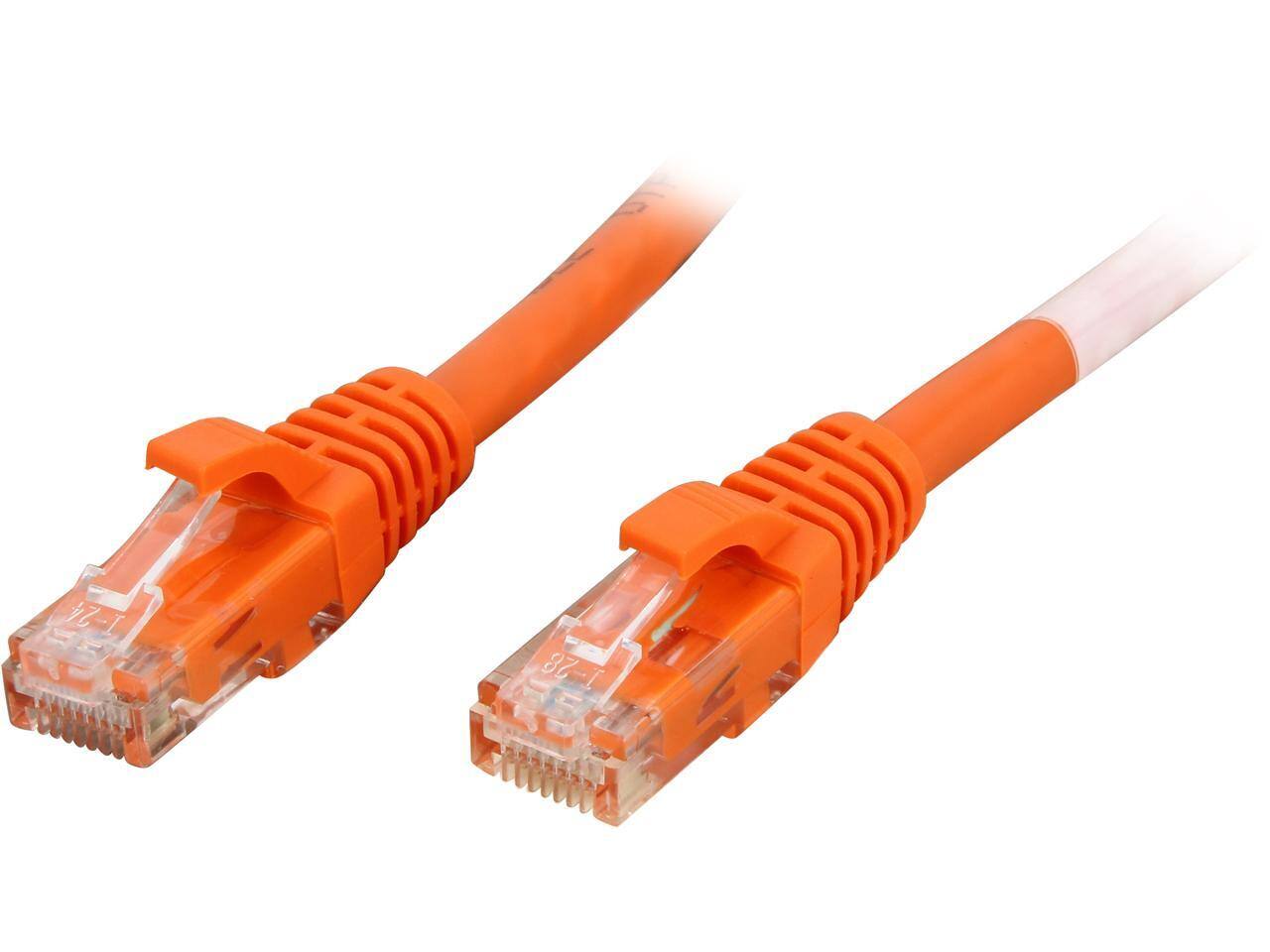 Cables to Go - C2G 27810 Cat6 Cable - Snagless Unshielded Ethernet Network Patch Cable, Orange (1 Foot, 0.30 Meters)