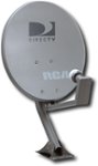 Angle Standard. RCA - DIRECTV Satellite Dish - Light gray.