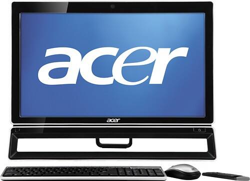 Front Standard. Acer - All-In-One Computer - 4GB Memory - 500GB Hard Drive.