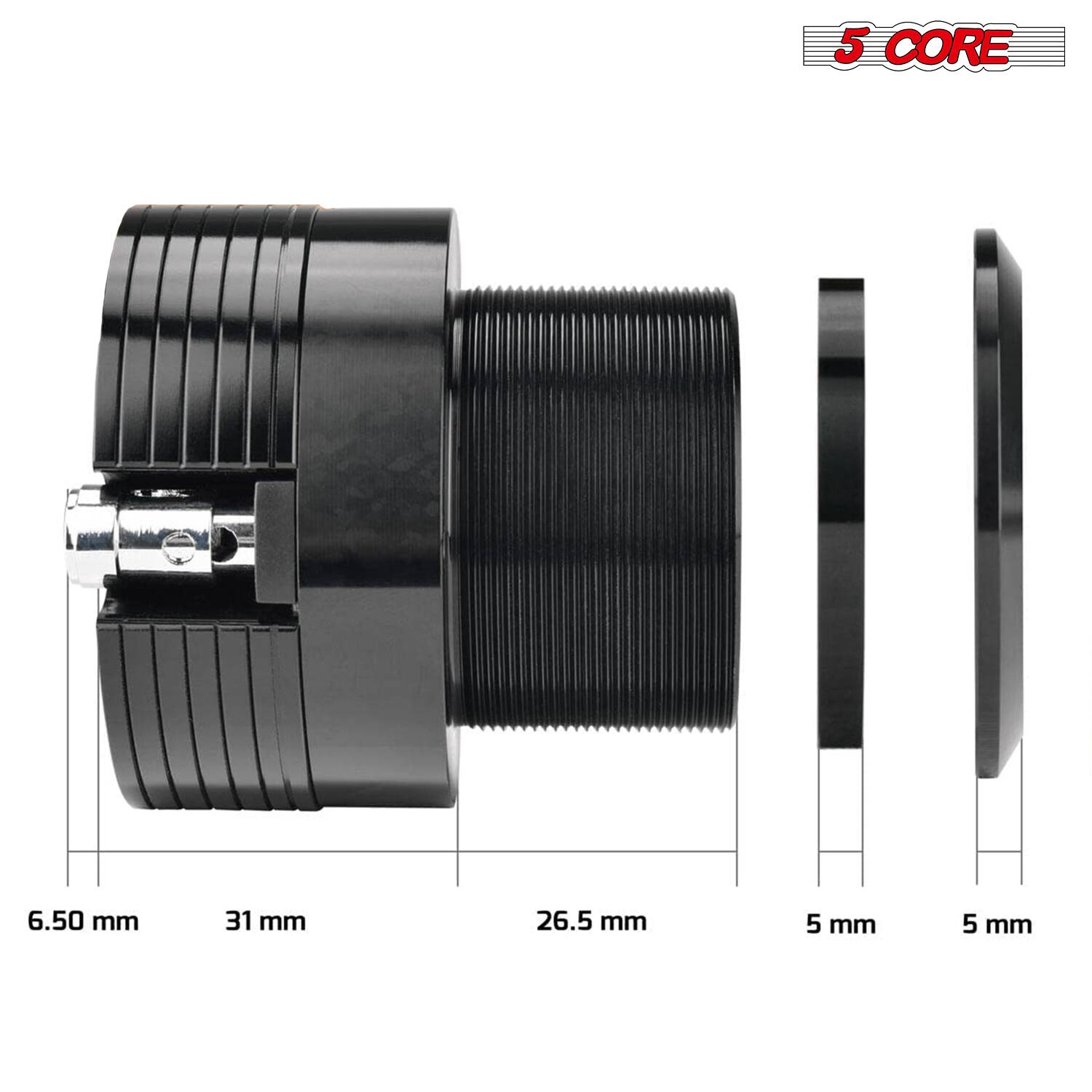 5 CORE

6.50 mm  
31 mm  
26.5 mm  
5 mm  
5 mm