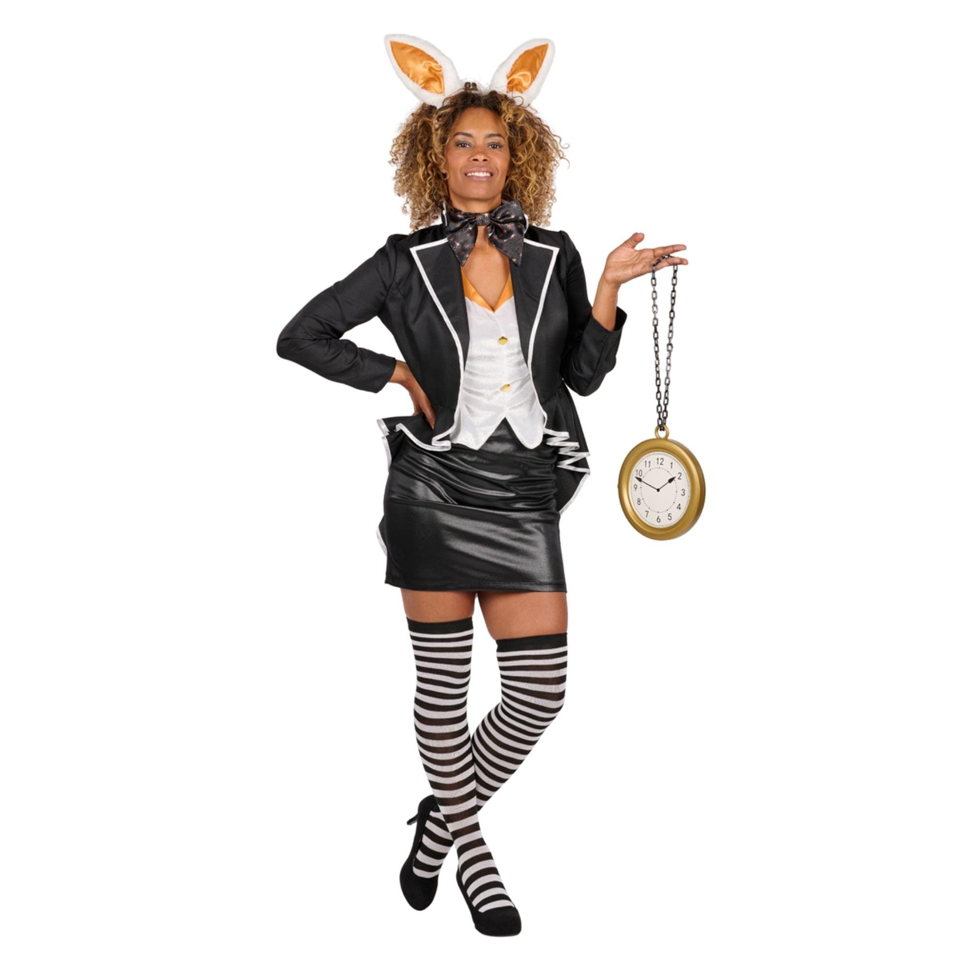 Front. Orion Costumes - Women Rabbit Adult Costume X-small - Black.