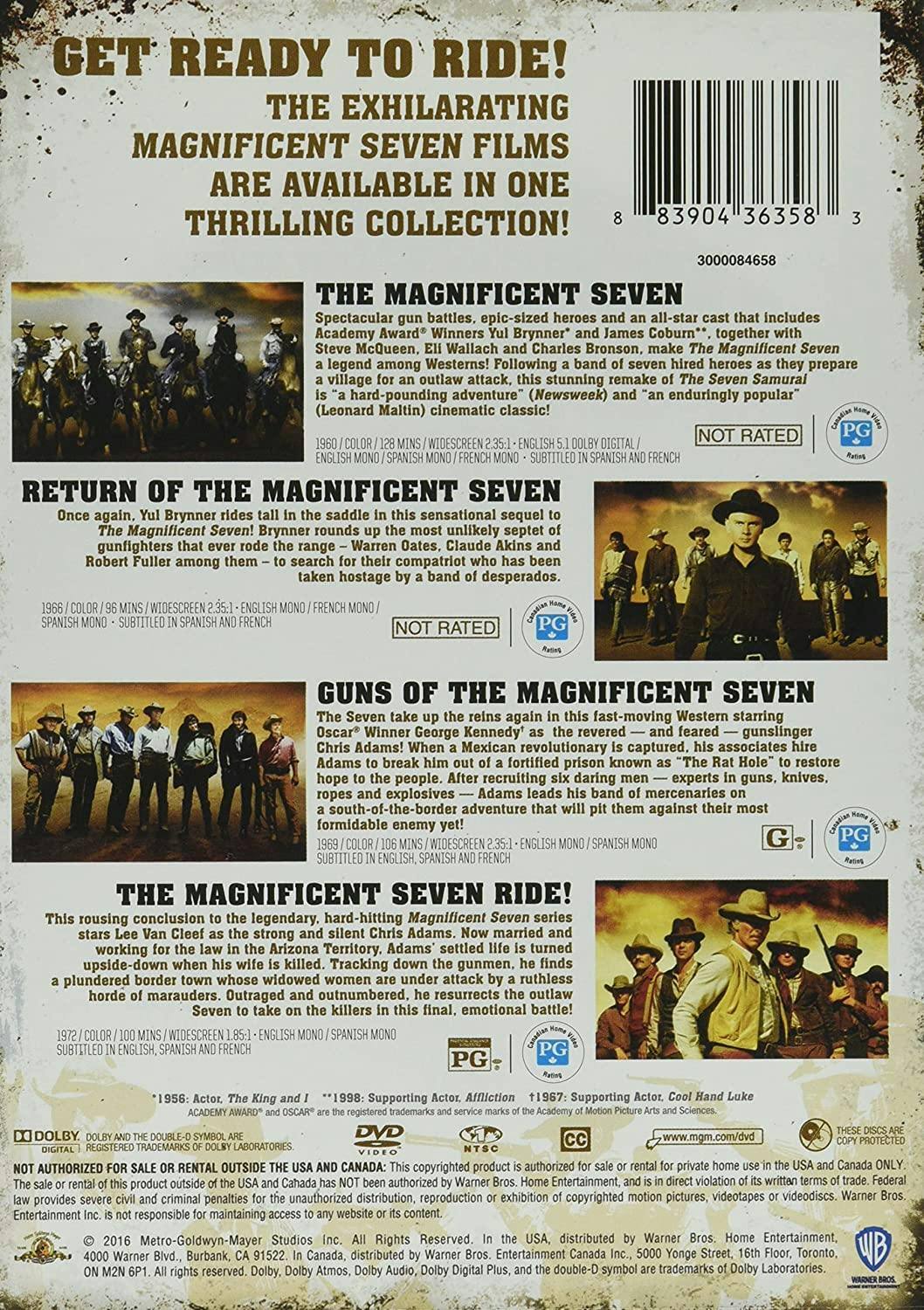 The Magnificent Seven Collection (Box Set) [DVD] [Standard] - Best Buy