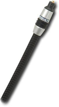 Front Standard. Monster Cable - 1m Digital Fiber-Optic Cable.